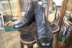 108906 サイドゴアブーツ レザーシューズ 乗馬用ブーツ SIZE 27cm MADE IN ENGLAND