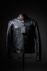 英国 「GOLDTOP」 「The '68 Cafe Racer Jacket」 レザージャケット COLOR：BLACK