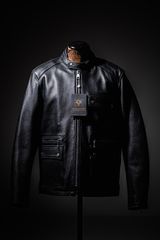 英国 「GOLDTOP」 「The '74 Scuftuf Jacket」 レザージャケット COLOR：BLACK