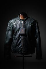 英国 「GOLDTOP」 「The '76 Cafe Racer Jacket」 レザージャケット COLOR：Racing Green