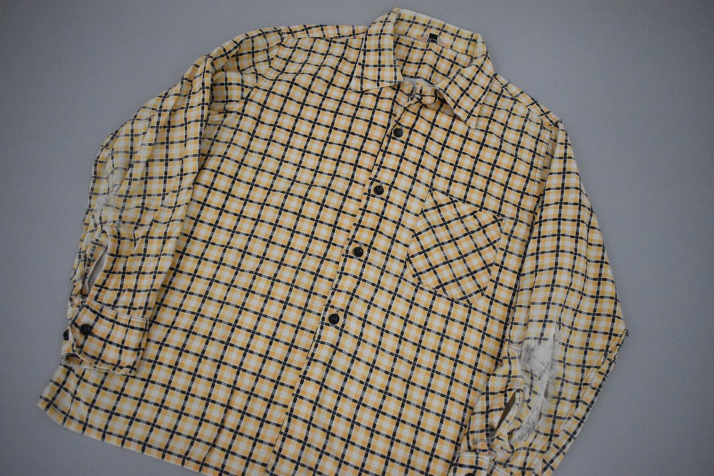 108919 【Gentry】ヴィンテージ チェック 長袖シャツ