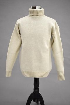 英国 「GOLDTOP」「100% Merino Wool Classic Submariner Sweater」 100%メリノウール クラシック サブマリーナー COLOR：WHITE