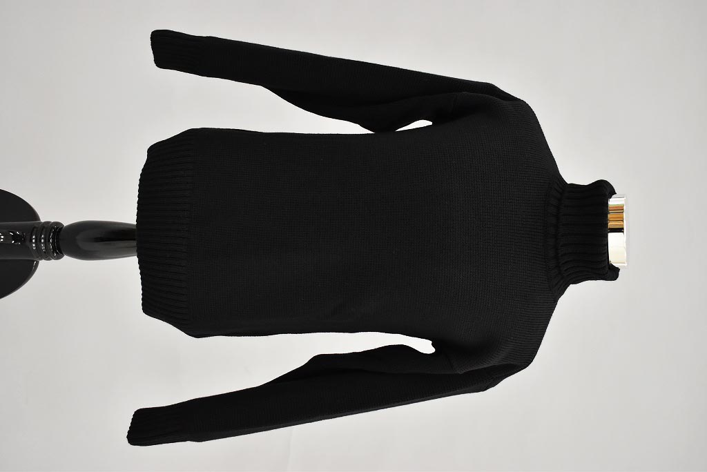 CB 英国 「GOLDTOP」「100% Merino Wool Classic Submariner Sweater」クラシック サブマリーナー COLOR：BLACK　　送料無料