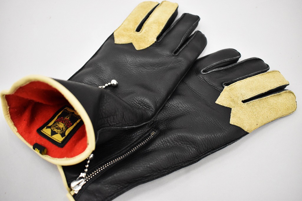 英国 「GOLDTOP」 The Churchills 本革グローブ