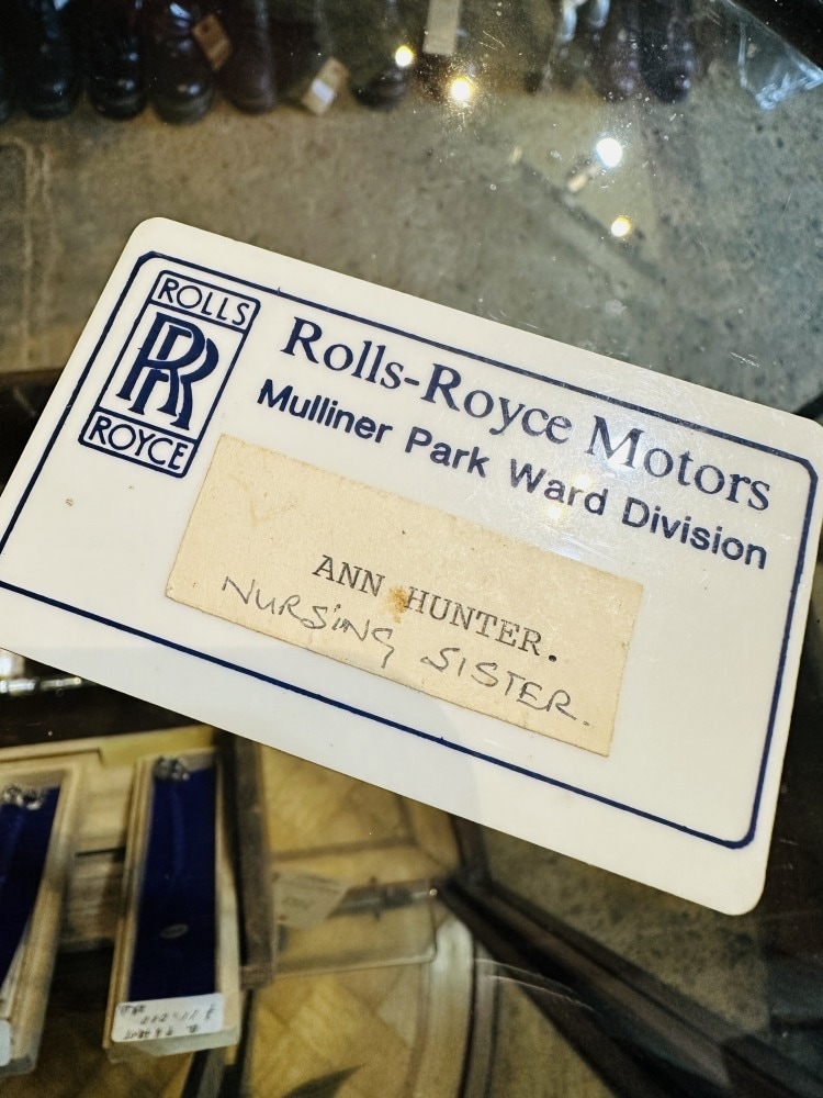 108888 ヴィンテージ 「Rolls Royce Motors」Mulliner Park Ward Division Card ロールスロイス カード