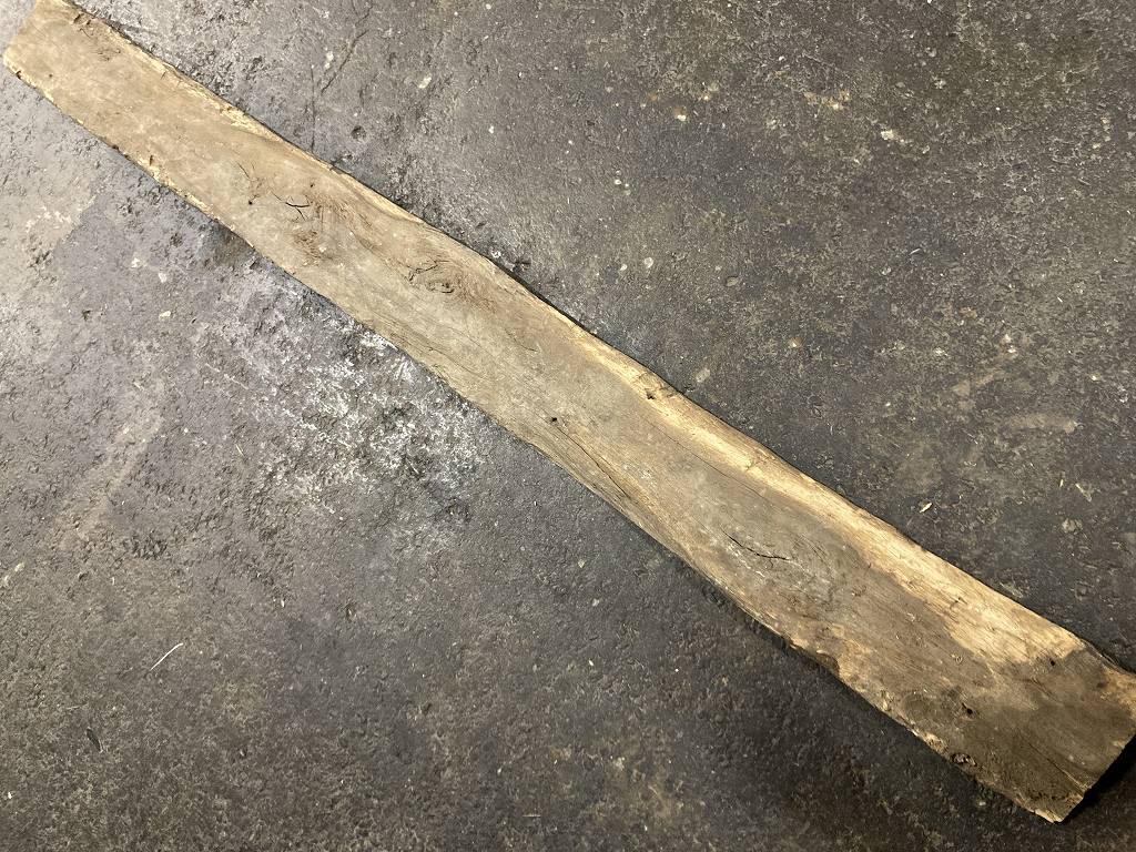 C0055 古木 古材 ライトオーク　古材板　Height：197cm  Width ：16cm  Depth ：4cm