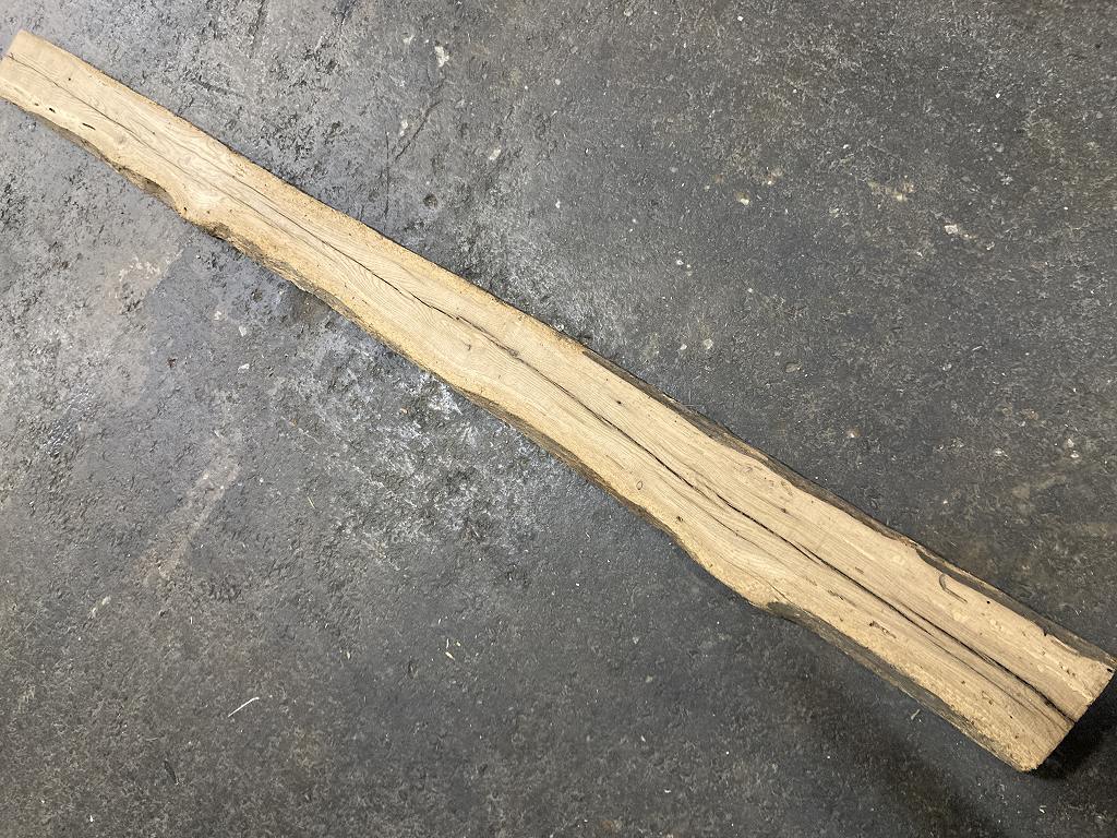 C0056 古木 古材 ライトオーク　古材板　Height：226cm  Width ：14cm  Depth ：3.6cm