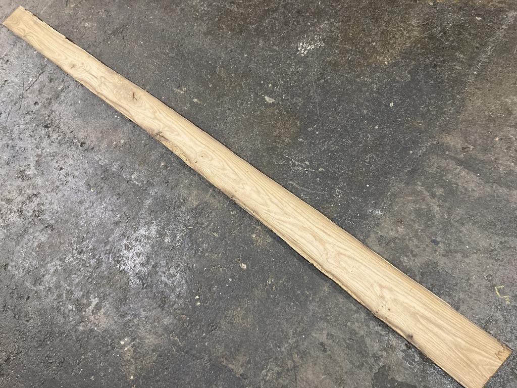 C0057 古木 古材 ライトオーク　古材板　Height：237cm  Width ：13cm  Depth ：2.5cm