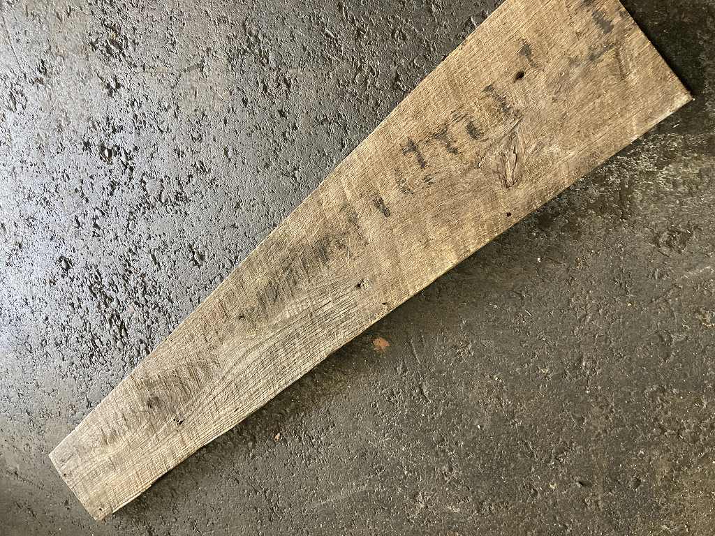 C0090 古木 古材 ライトオーク　古材板　Height：105cm  Width ：15cm  Depth ：3cm