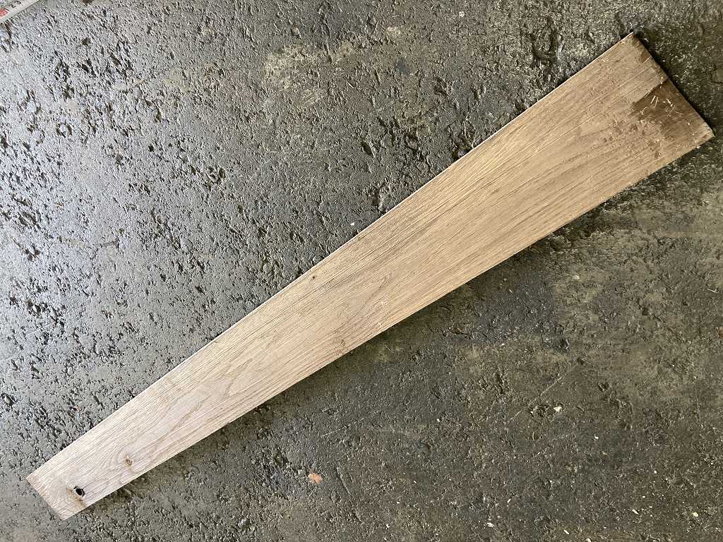 C0099 古木 古材 ライトオーク　古材板　Height：103cm  Width ：9cm  Depth ：2cm