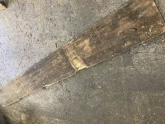 C0126 古木 古材 ライトオーク　古材板　Height：239cm  Width ：19cm  Depth ：2cm|古材板　ヴィンテージウッド