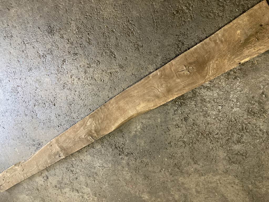 C0140 古木 古材 ライトオーク　古材板　Height：251cm  Width ：15cm  Depth ：3cm
