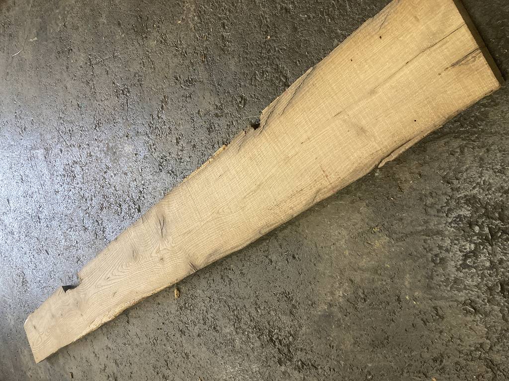 C0146 古木 古材 ライトオーク　古材板　Height：200cm  Width ：18cm  Depth ：4cm