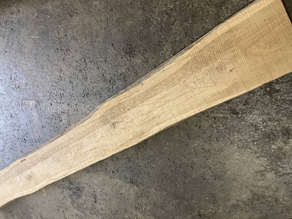 C0148 古木 古材 ライトオーク　古材板　Height：222cm  Width ：24cm  Depth ：4cm