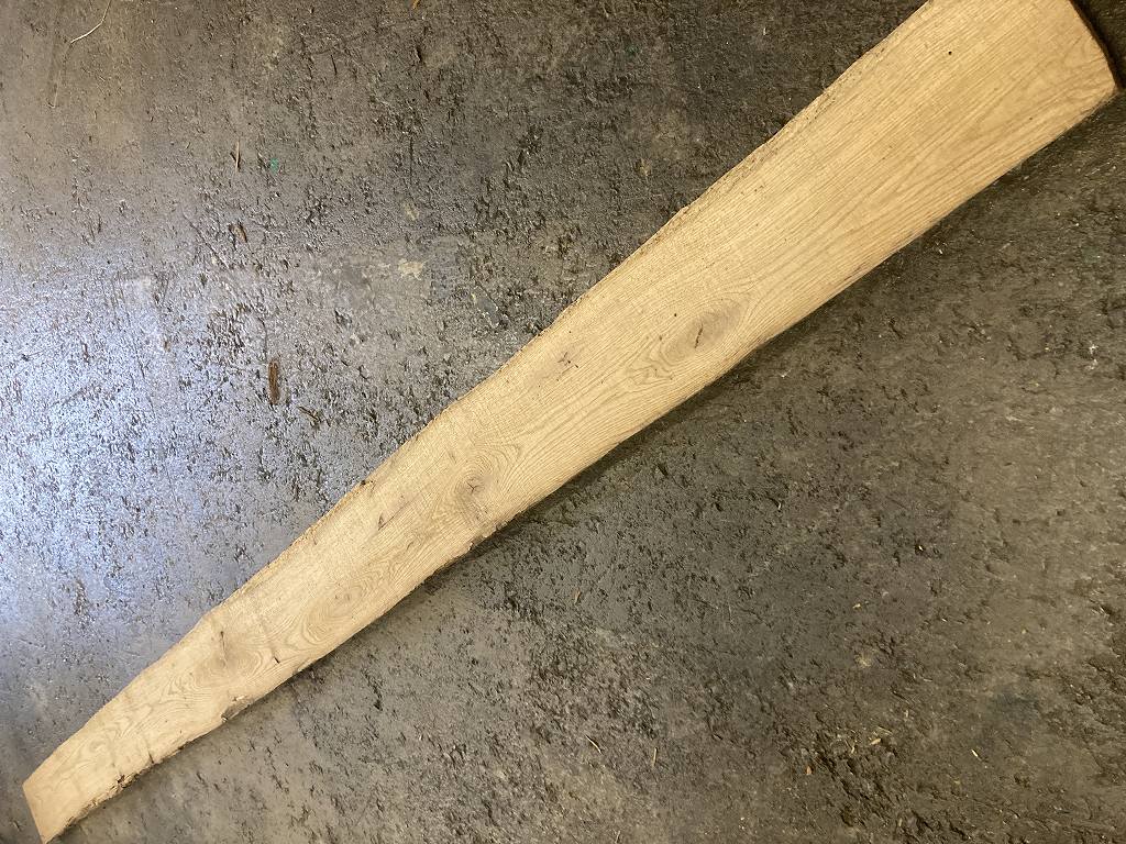 C0154 古木 古材 ライトオーク　古材板　Height：227cm  Width ：13cm  Depth ：2cm