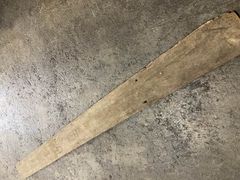 C0169 古木 古材 ライトオーク　古材板　Height：226cm  Width ：20cm  Depth ：4cm|古材板　ヴィンテージウッド