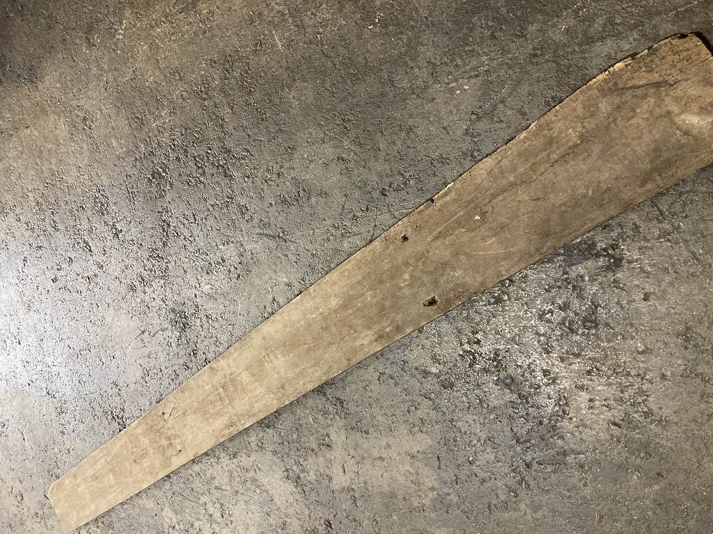 C0169 古木 古材 ライトオーク　古材板　Height：226cm  Width ：20cm  Depth ：4cm