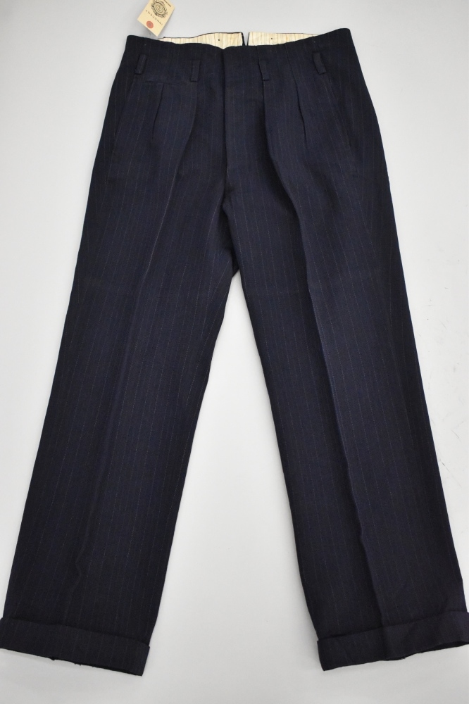 108967 30s～40s bespoke pants trousers slacks ビスポーク パンツ トラウザーズ スラックス