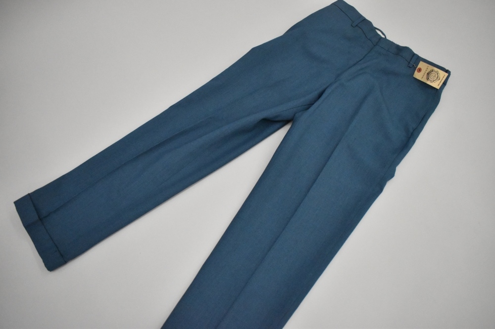 108996 [CO] 「Levi's」DEAD STOCK スラックス パンツ スタプレ ブルー 42TALON