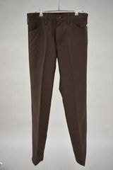 109044 [PT] 「Wrangler」スラックス パンツ  ブラウン W31