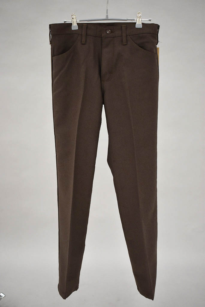 109044 [PT] 「Wrangler」スラックス パンツ  ブラウン W31