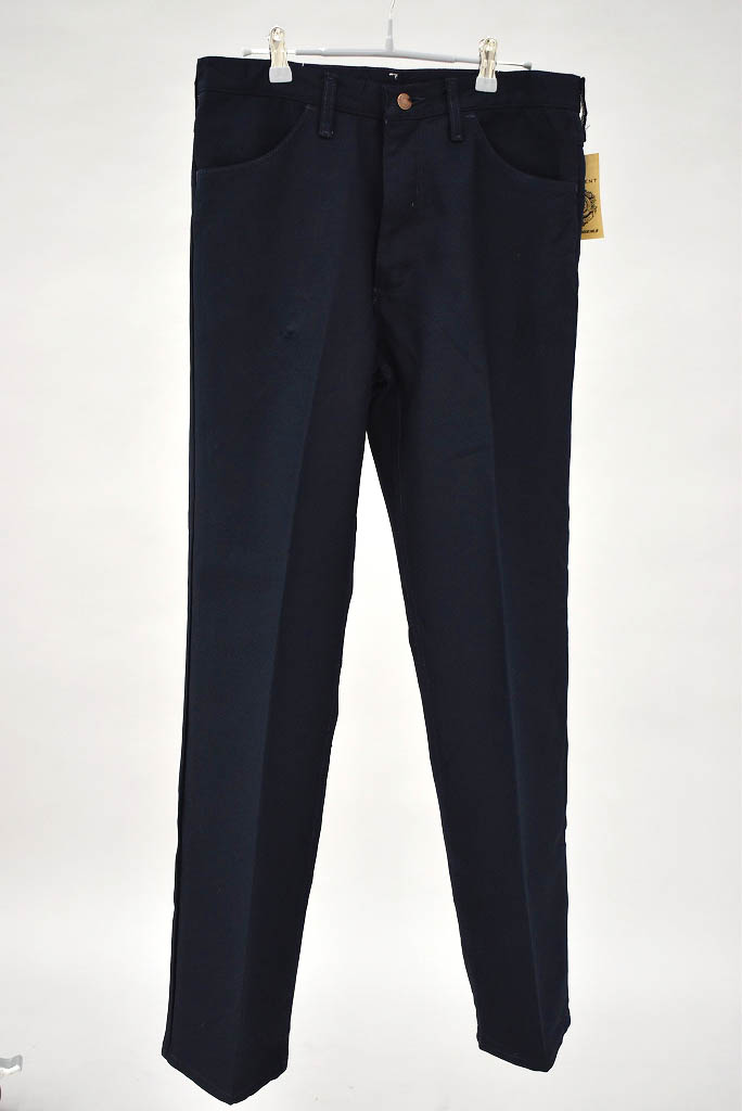 109050 [PT] 「Wrangler」スラックス パンツ  ブラック W34