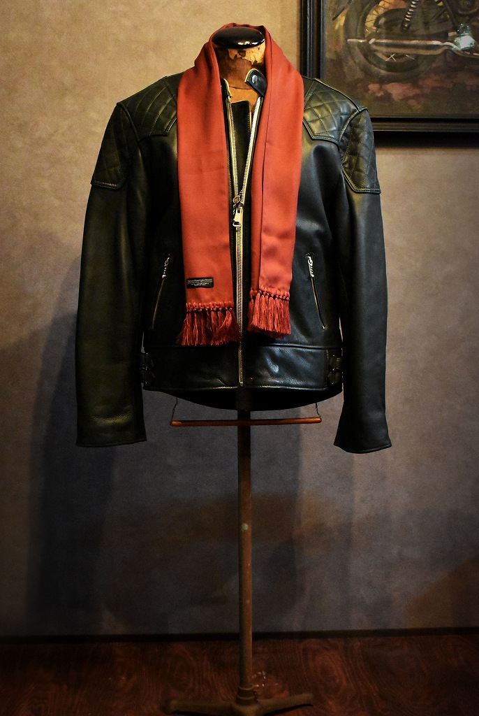 ATTRACTIONS×INNOCENT コラボレーションモデル 「WEARMASTERS SCARF 」 特注カラー Wine Red　スカーフ