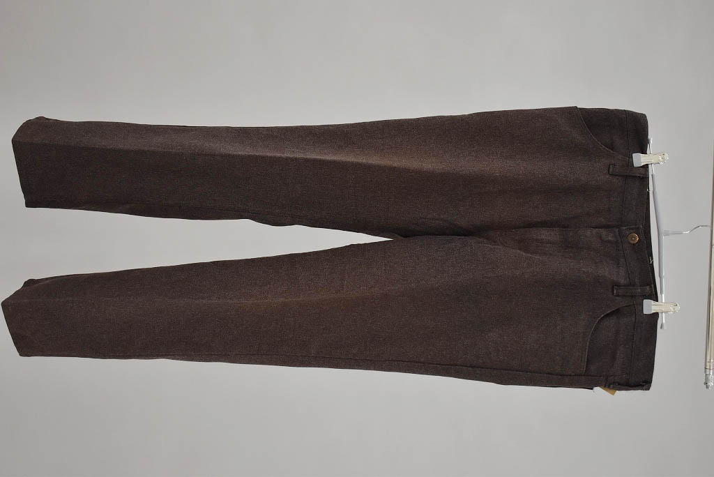 109038 [PT] 「Wrangler」スラックス パンツ  チャコールブラウン 