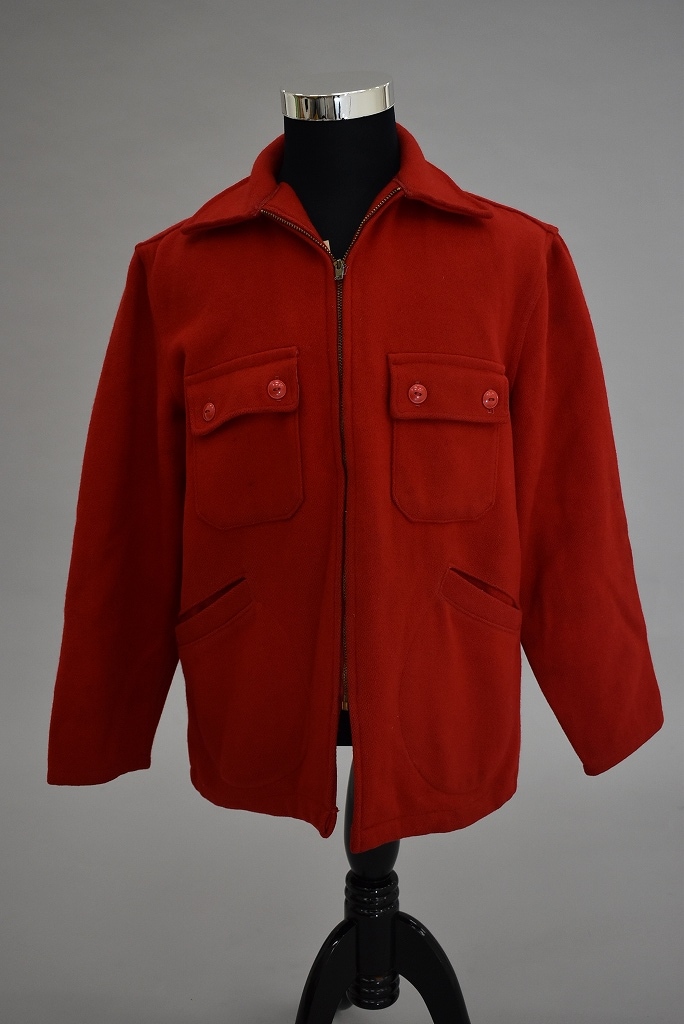 109091 【melton】70s ヴィンテージ メルトン ジップアップジャケット  TALON ZIP