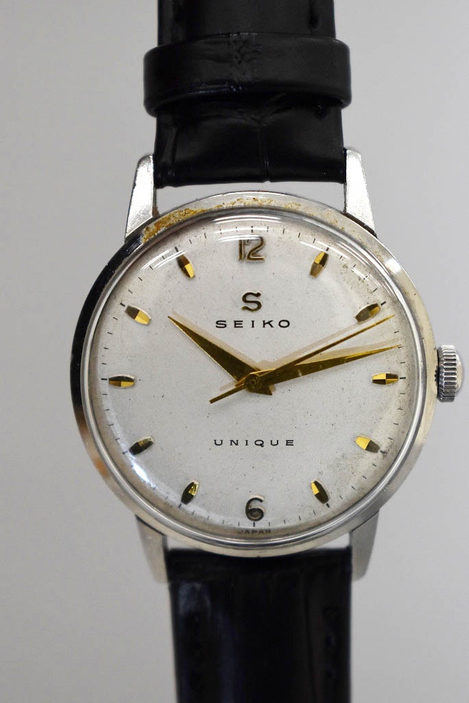 109278 腕時計 「SEIKO」UNIQUE セイコー　Sマーク DIASHOCK 17JEWELS