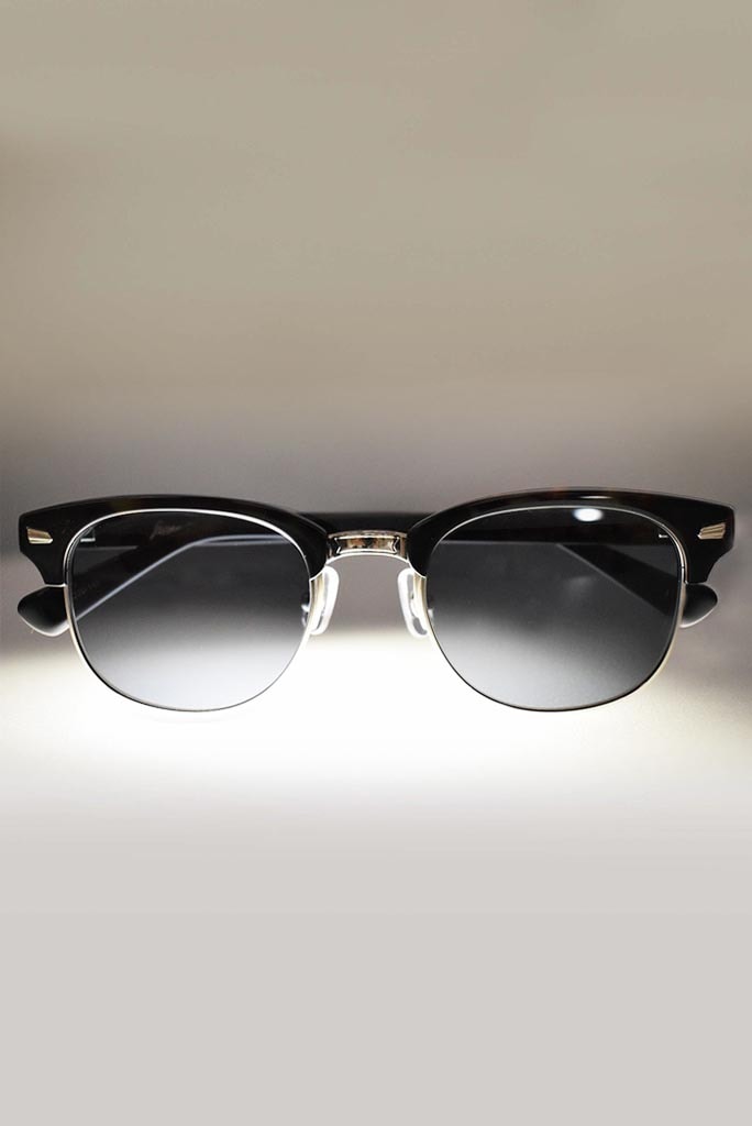 RFH-BB フリップサングラス 「RAWGUN」 ハーフリム BLACK/BLUE  INNOCENT Original Products