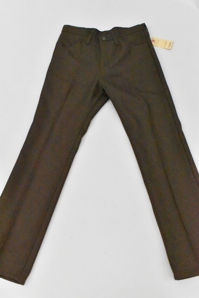 109345 「Wrangler」ヴィンテージ スラックス トラウザーズ パンツ DEAD STOCK ランチャー w30