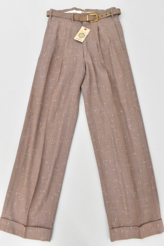 109437 [ED] 40s-50s ヴィンテージ 「Stylar」スラックス トラウザーズ パンツ 