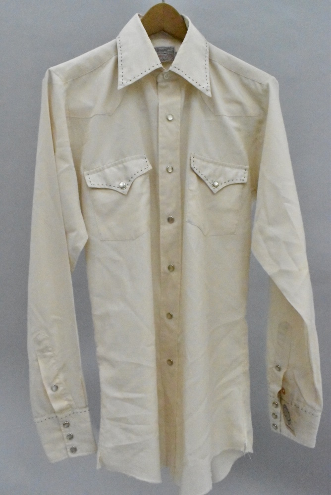 109172 「H BAR C」70s ヴィンテージ 長袖 ウエスタンシャツ