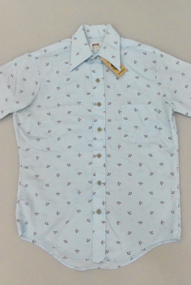 109412 [TA]「MONTGOMERY WARD」 ヴィンテージ ポリエステル100% シャツ