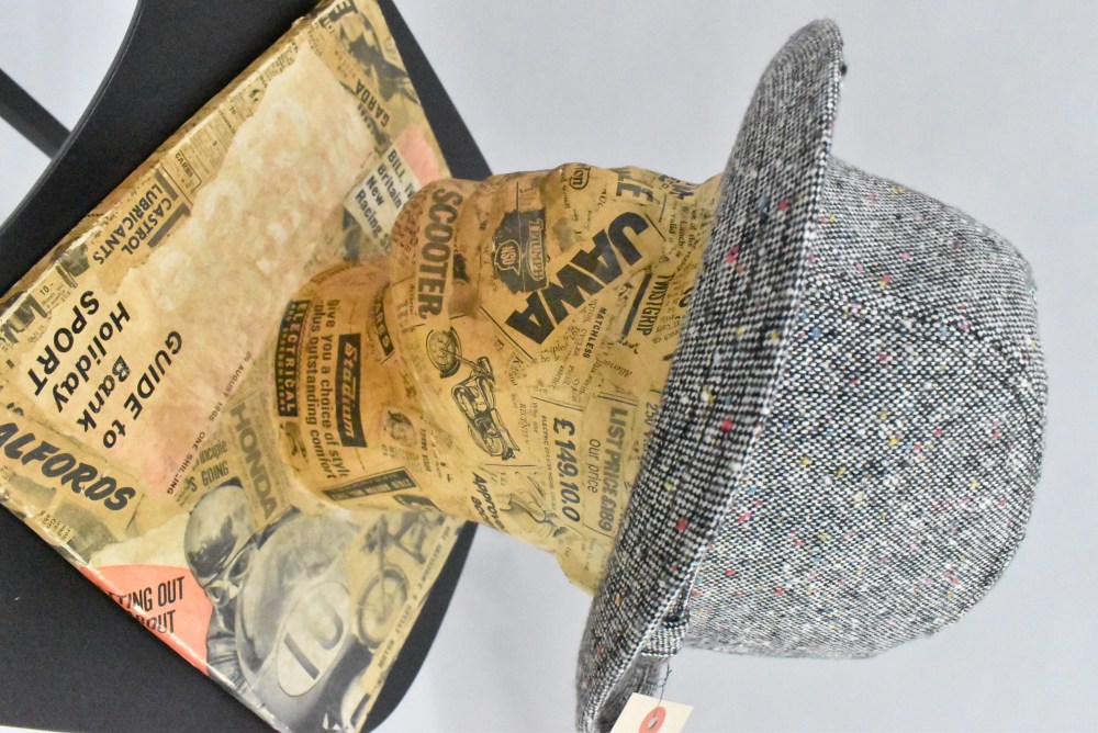 109499 ヴィンテージ 「Dorfman Pacific」 ツイード ハット 