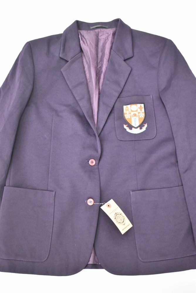109234  [TA]ヴィンテージ 「Distinctive」スクールジャケット MADE IN ENGLAND 紫