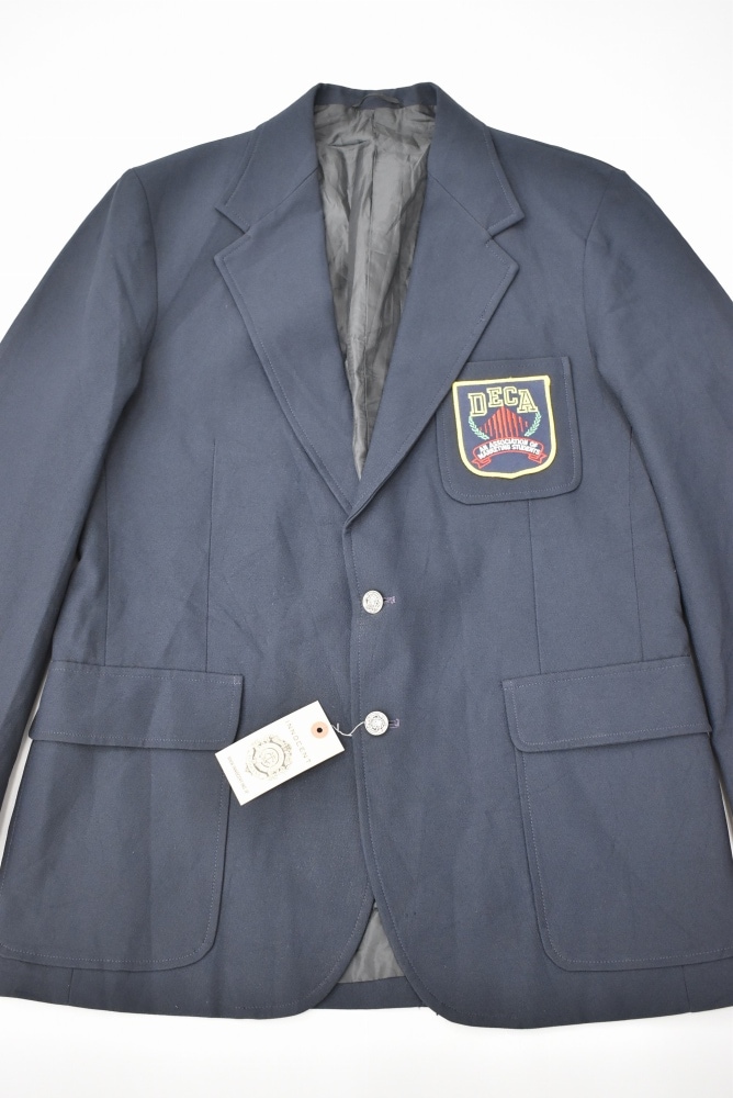 109237  [TA]ヴィンテージ 「ARTCRAFT BLAZER」スクールジャケット MADE IN ENGLAND ネイビー