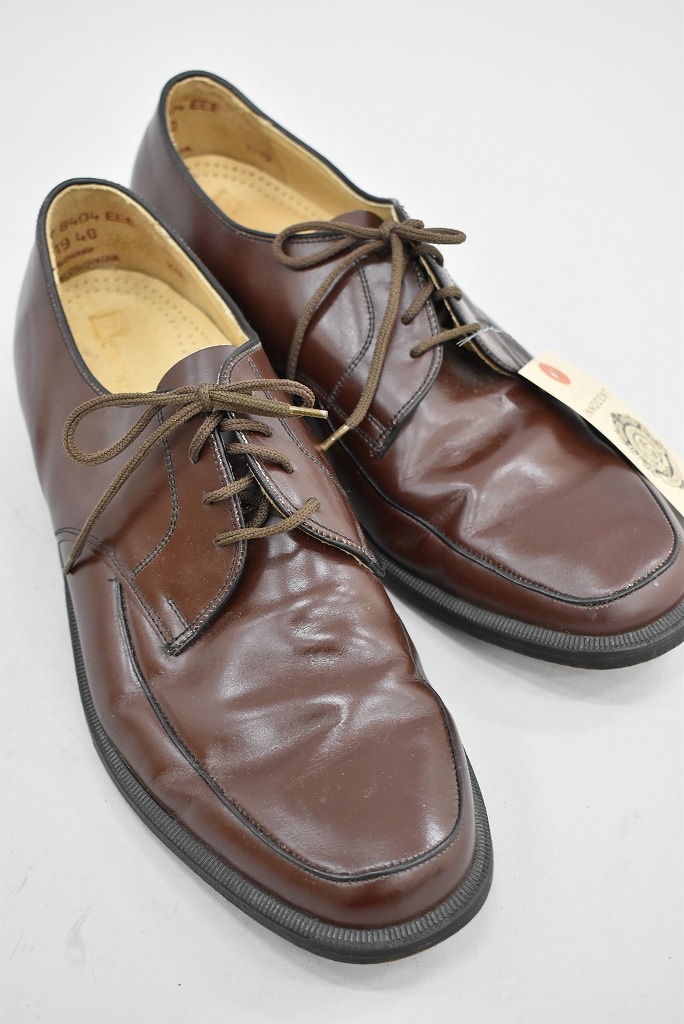 109821 チェコ軍　サービスシューズ　レザーシューズ  MADE IN czech　外羽根 SIZE 9 1/2