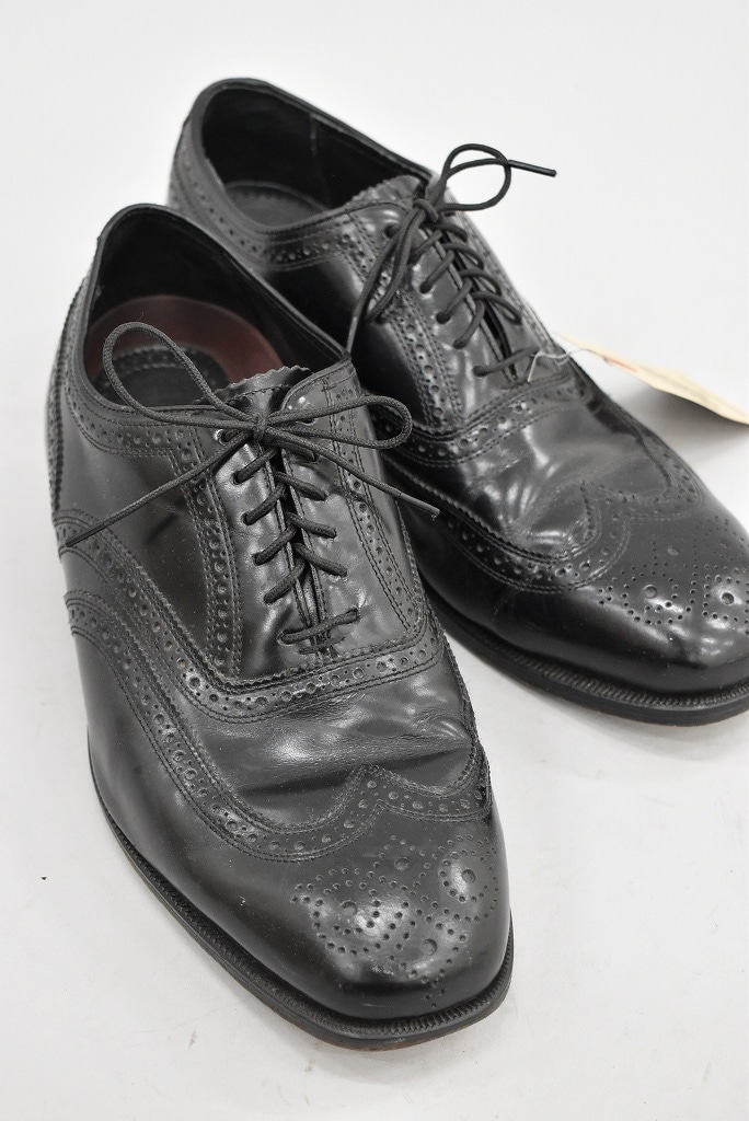 109814 「FLORSHEIM」レザーシューズ  内羽根 SIZE 9