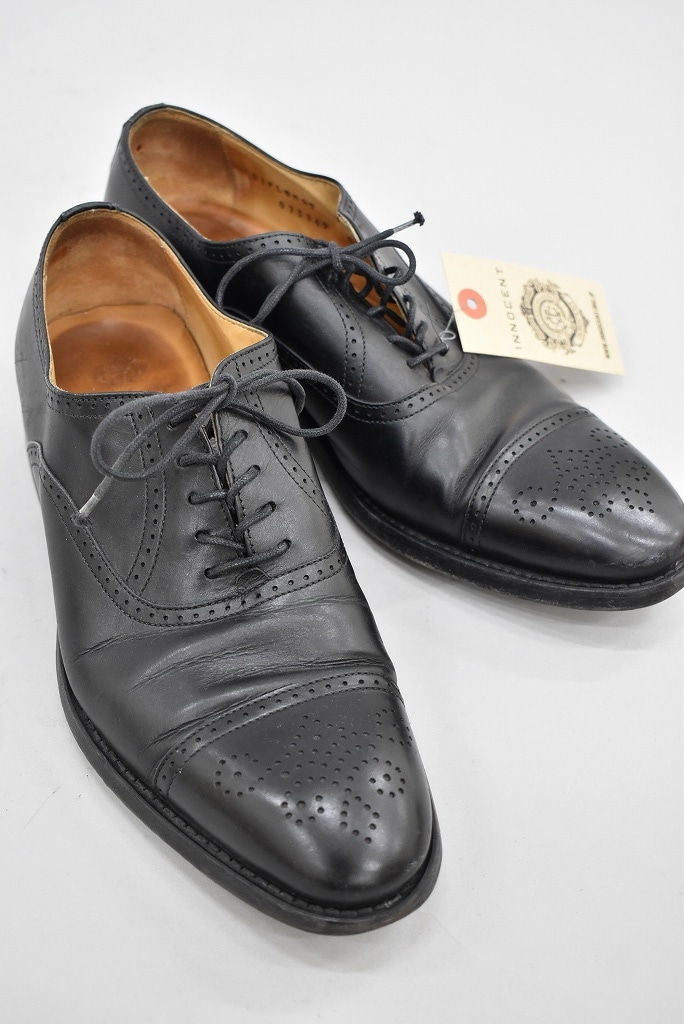 109808 「Finsdury」レザーシューズ  MADE IN E.U 内羽根 SIZE 7