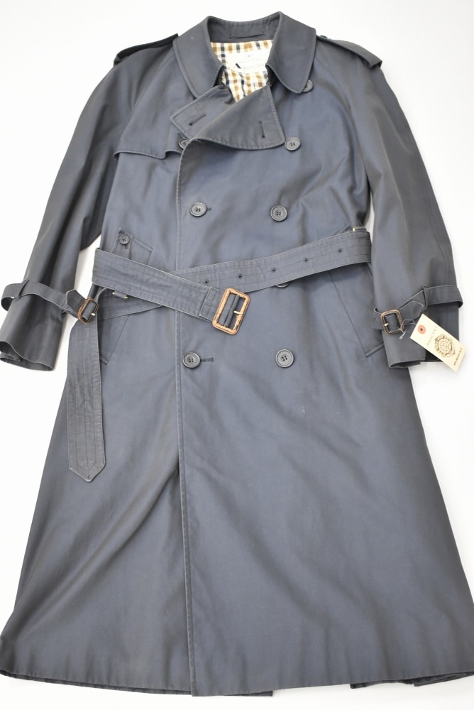 109479 ヴィンテージ「Aquascutum」アクアスキュータム トレンチコート 