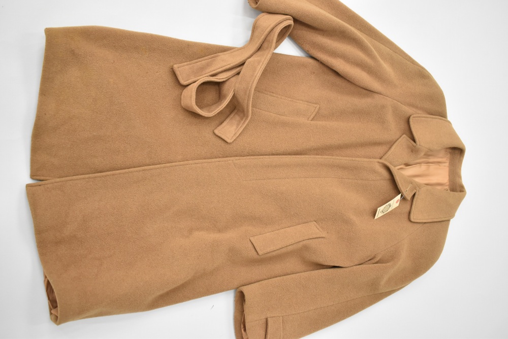 109185 ヴィンテージ カシミア混チェスターコート made in Italy キャメル