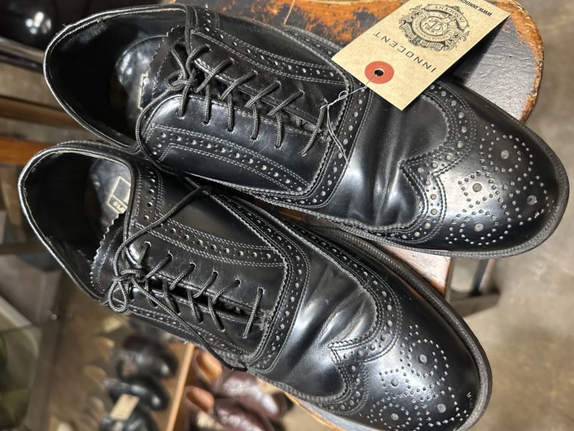 109906 「THE FLORSHEIM SHOE」レザーシューズ  外羽根 SIZE 9