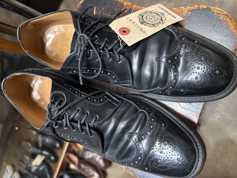 109905 「Daks」レザーシューズ  外羽根 SIZE 9