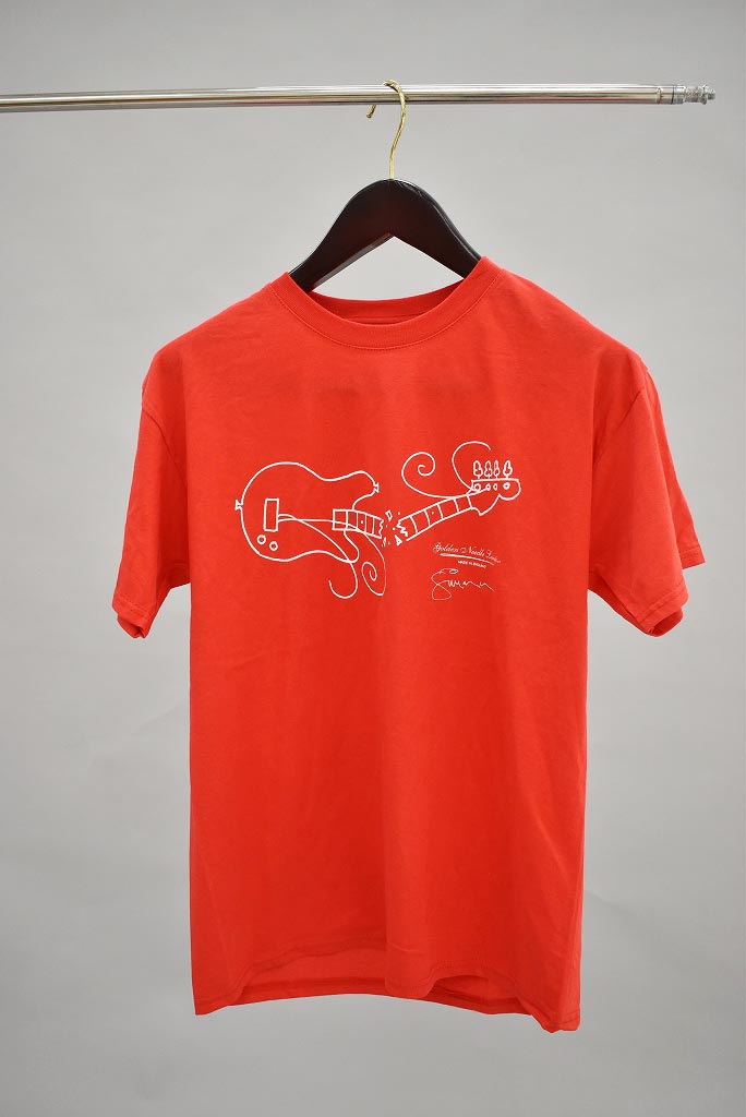 RED「PAUL SIMONON（THE CLASH)」 「Brocken bass」 GOLDEN NEEDLE LONDON  MADE IN ENGLAND  Ｔシャツ メンズ