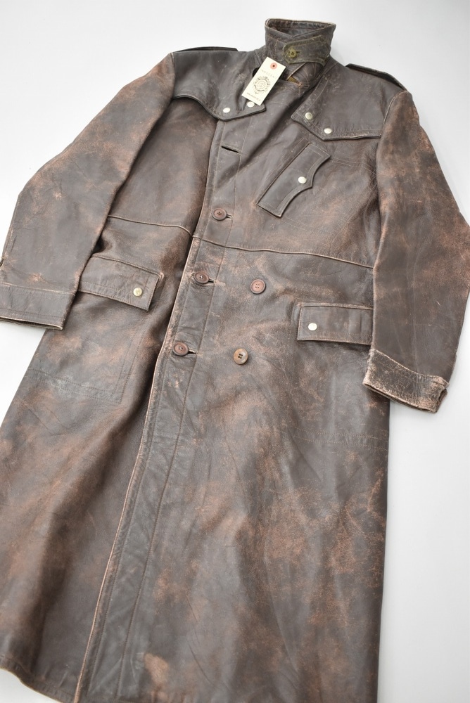 109360 ヴィンテージ 30s-40s「INDIANA」Leather Aviator Coat コート