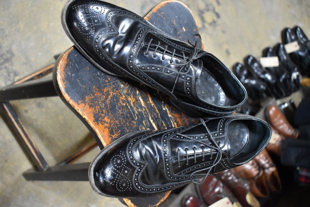 109567「FLORSHEIM」ウィングチップ シューズ 内羽根 SIZE US10