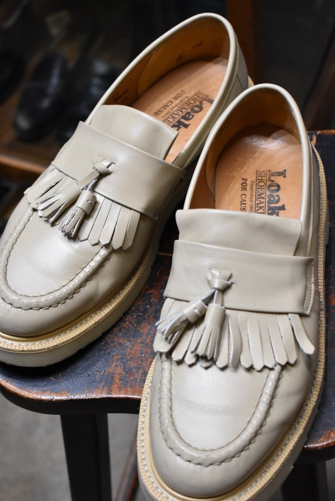109580 ヴィンテージ　タッセルローファー LOAKE ローク UK7 MADE IN ENGLAND