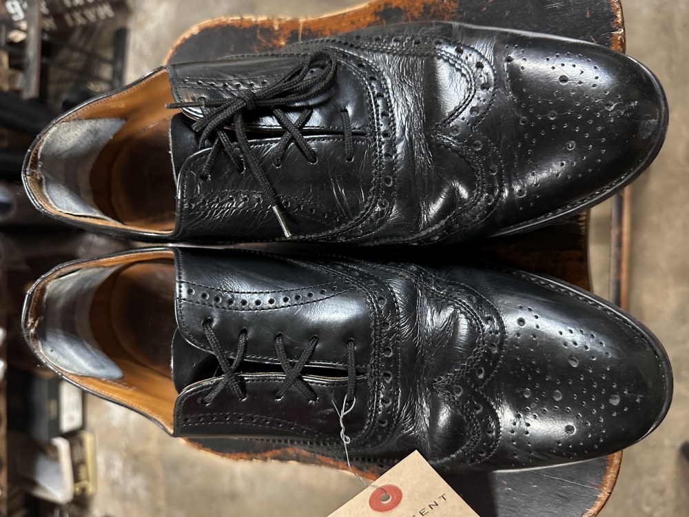 109588 「Royal Sceptre」ウィングチップ ビジネスシューズ  レザーシューズ SIZE 8E